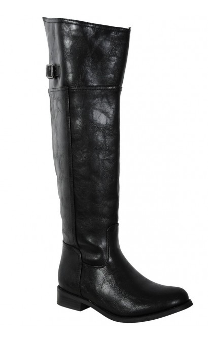 Lexi Riding Boot in Black